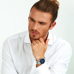Load image into Gallery viewer, Sector 660 R3273617001 - cassa acciaio - bracciale metallo - quadrante blu con cronografo e datario