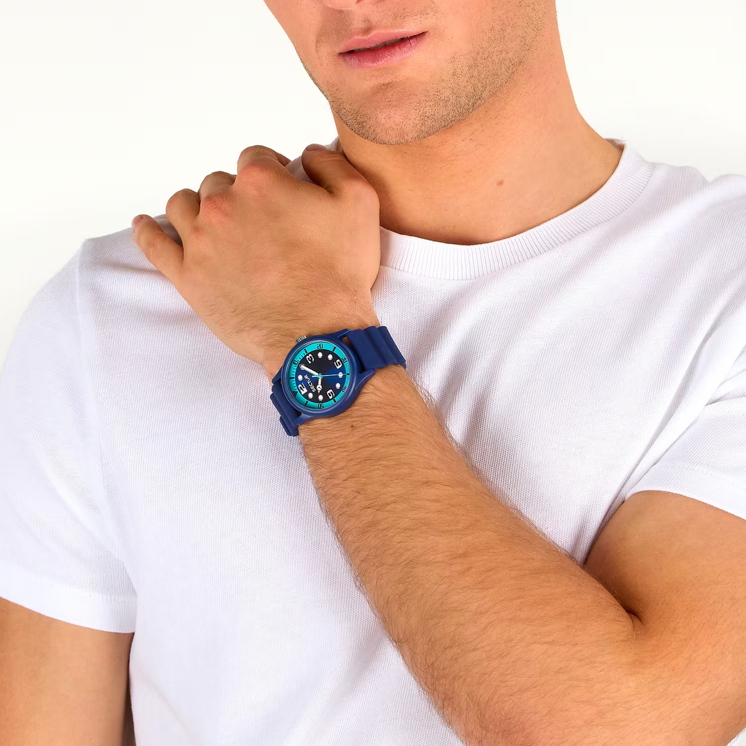 Sector H2O R3251318004 - cassa acciaio blu - bracciale plastica blu - quadrante blu e azzurro - polso