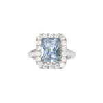 Load image into Gallery viewer, Mabina Anello in argento con acquamarina sintetica e zirconi 523367