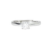 Mabina Anello solitario in argento con zircone 523396