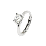 Load image into Gallery viewer, Mabina Anello solitario in argento con zircone 523399