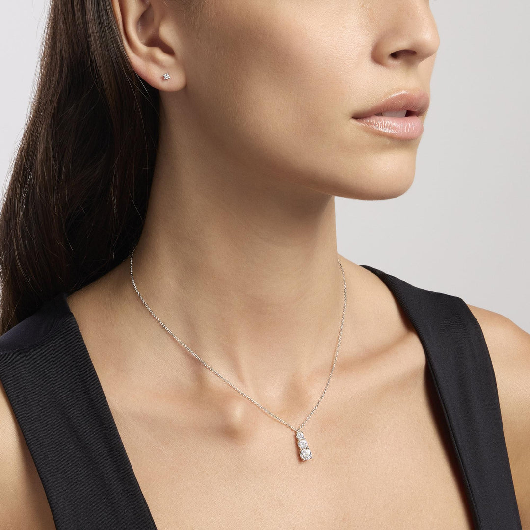 Mabina Girocollo in argento con zirconi 553642