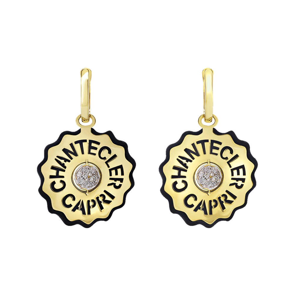 Orecchini Logo Chantecler Oro
