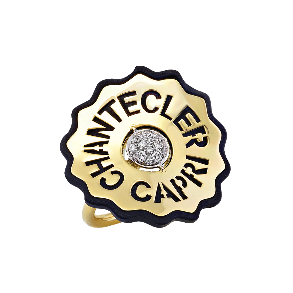 Anello Logo Chantecler Oro