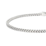 Load image into Gallery viewer, Mabina Bracciale in argento con catena a maglia franco 533804
