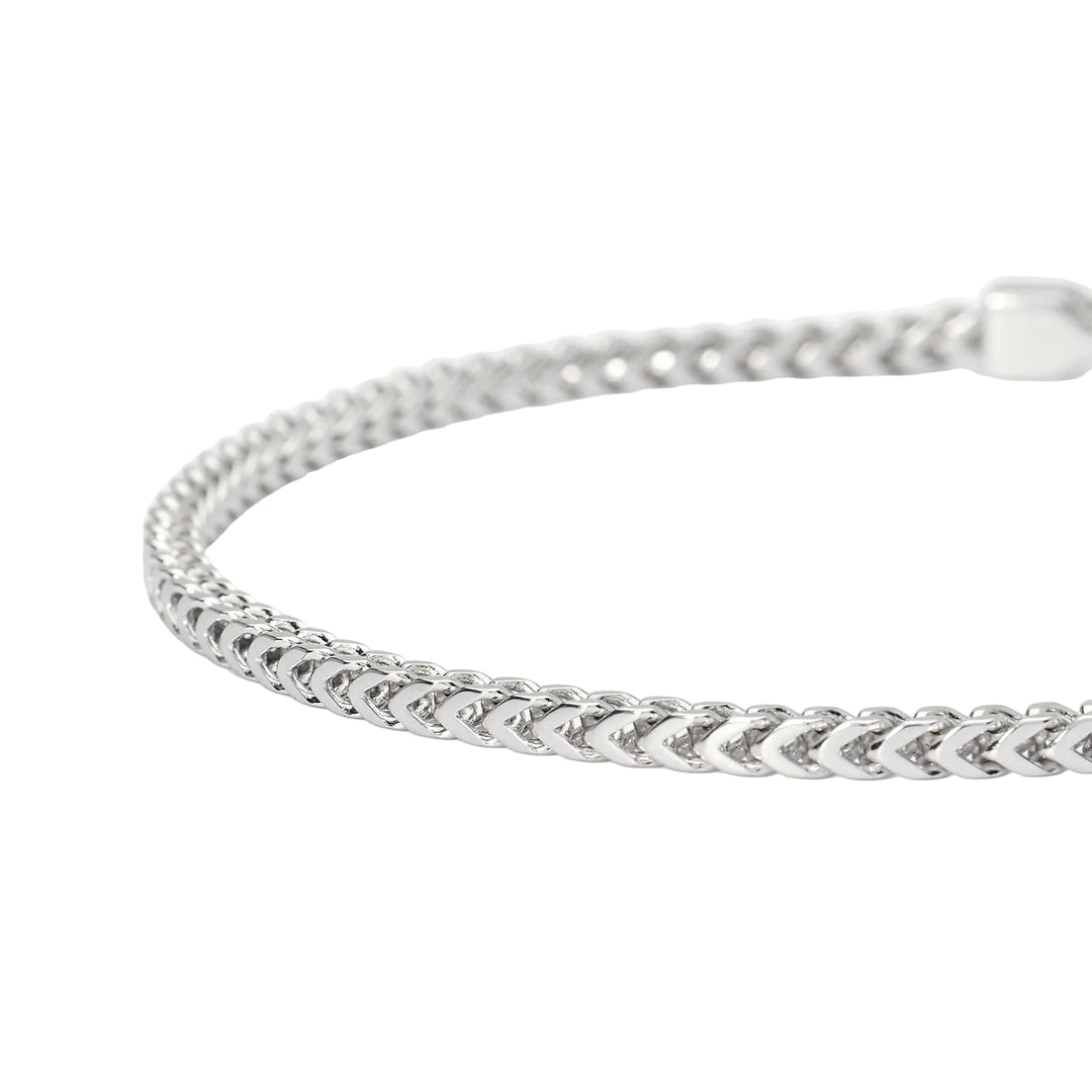 Mabina Bracciale in argento con catena a maglia franco 533804