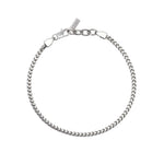 Load image into Gallery viewer, Mabina Bracciale in argento con catena a maglia franco 533804