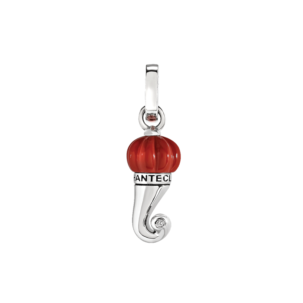 Chantecler Ciondolo Et Voilà Corno 44045 - color  rosso corallo