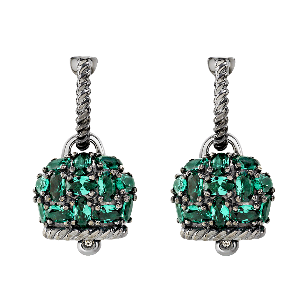 Chantecler Orecchini Et Voilà Campanella 44323 - color verde smeraldo
