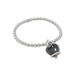 Load image into Gallery viewer, Chantecler Bracciale Et Voilà Campanella 44336 - resina nera