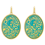 Load image into Gallery viewer, Orecchini Logo Chantecler Oro