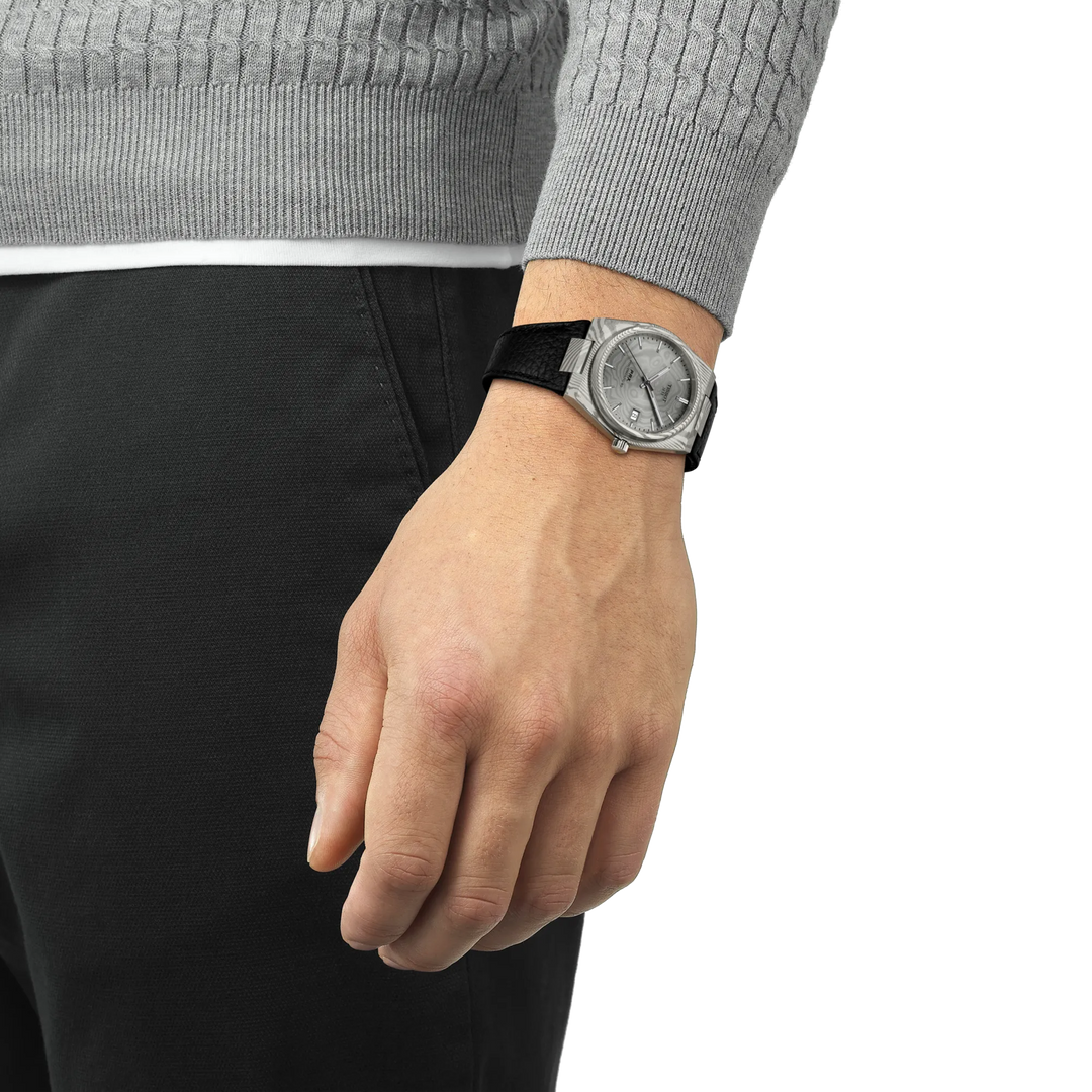 Tissot PRX 38mm Acciaio di Damasco T137.807.96.081.00 - polso