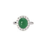 Load image into Gallery viewer, Anello con Agata Verde e Zirconi