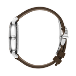 Load image into Gallery viewer, IWC Portofino Automatic Day &amp; Night 34 IW659803 - cassa acciaio - cinturino pelle marrone - quadrante argento con indicazione giorno e notte