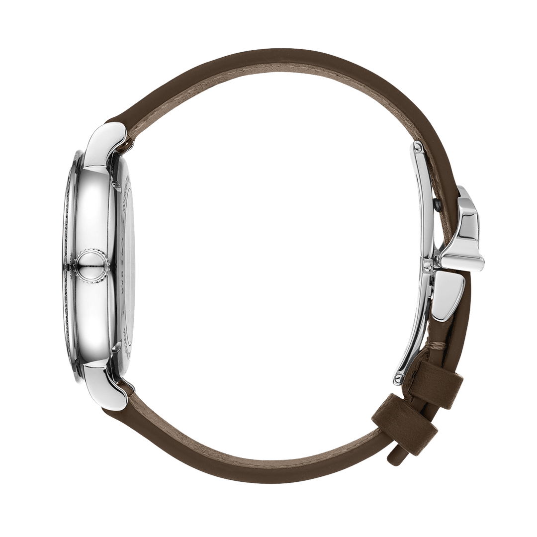 IWC Portofino Automatic Day & Night 34 IW659803 - cassa acciaio - cinturino pelle marrone - quadrante argento con indicazione giorno e notte