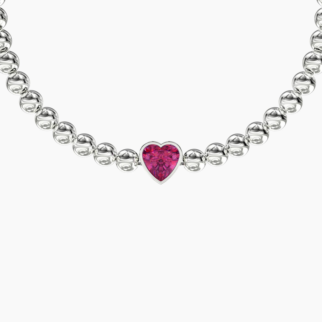 Bracciale elastico con tormalina sintetica