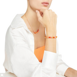Load image into Gallery viewer, Bracciale Rondelle Arancio
