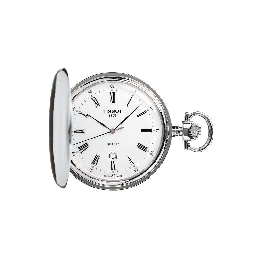 Tissot Savonnette T83.6.553.13 - orologio da tasca acciaio