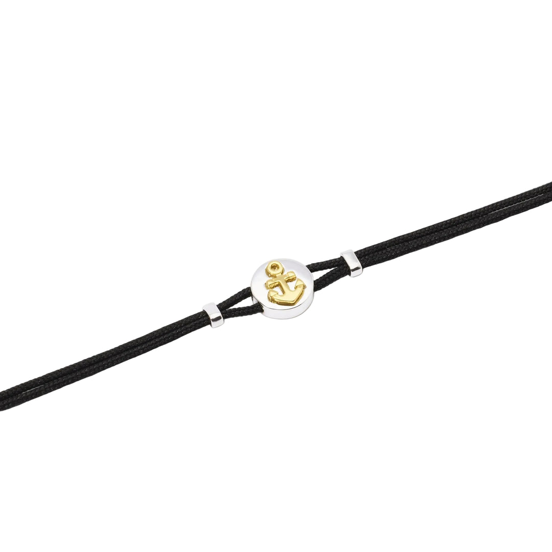 Mabina Bracciale in argento con ancora e placcatura in oro 533847