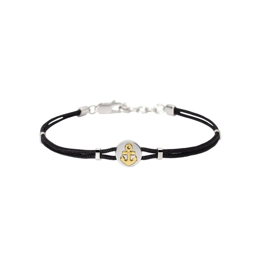 Mabina Bracciale in argento con ancora e placcatura in oro 533847