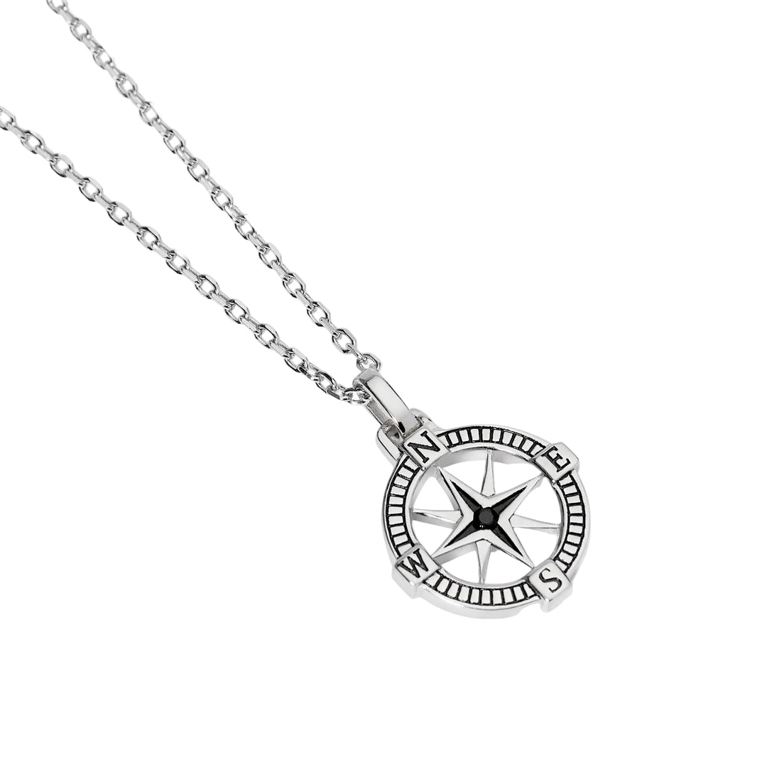 Mabina Collana in argento con rosa dei venti 553753