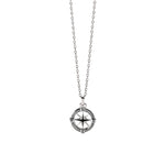 Load image into Gallery viewer, Mabina Collana in argento con rosa dei venti 553753