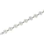 Load image into Gallery viewer, Mabina Bracciale in argento con quadrifogli in zirconi 534059