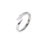 Load image into Gallery viewer, Mabina Anello in argento con zircone cuore 523429