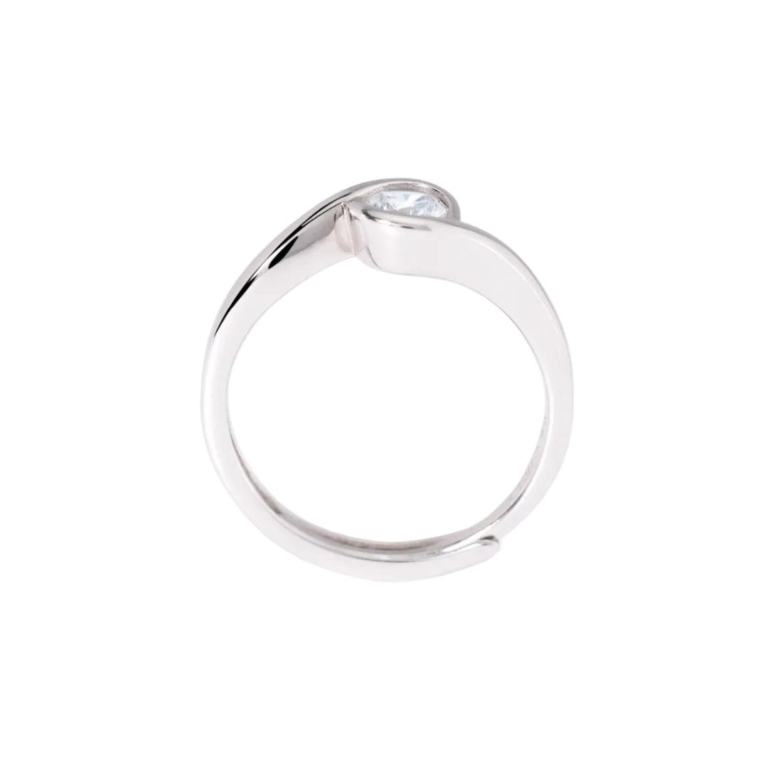 Mabina Anello in argento con zircone 523430