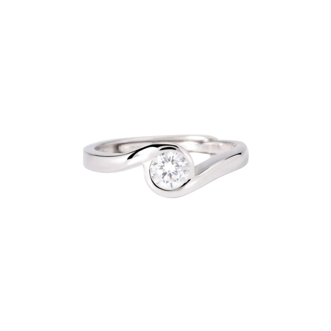 Mabina Anello in argento con zircone 523430