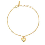 Load image into Gallery viewer, Mabina Bracciale placcato oro con ciondolo cuore 533949