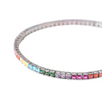 Load image into Gallery viewer, Mabina Bracciale tennis con zirconi multicolor 533954