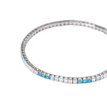 Load image into Gallery viewer, Mabina Bracciale tennis con zirconi azzurri e blu 533956