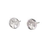 Load image into Gallery viewer, Mabina Orecchini a lobo in argento con albero della vita 563810
