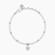 Bracciale con perle e stella