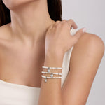 Load image into Gallery viewer, Bracciale con perle e stella
