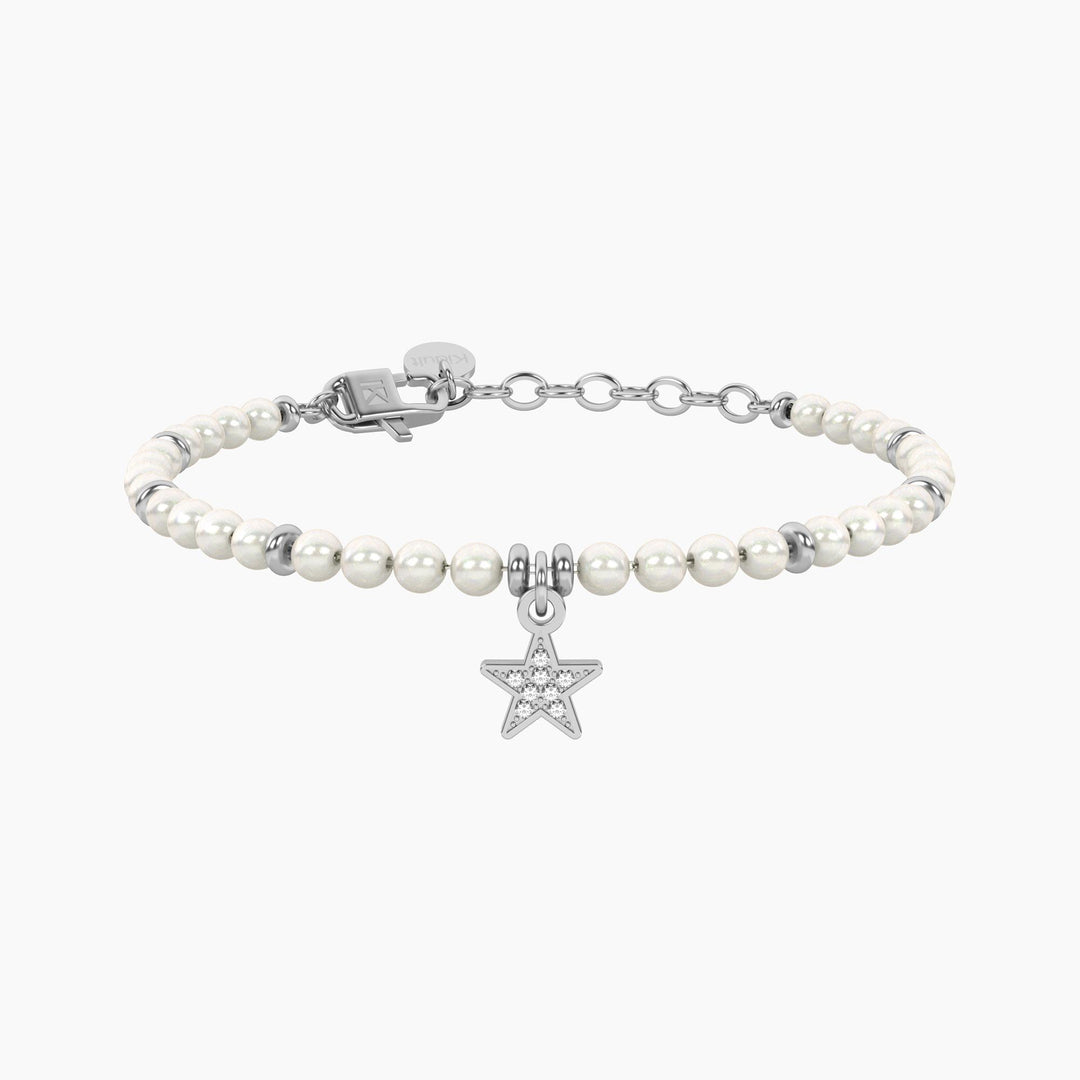 Bracciale con perle e stella