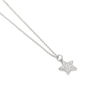 Load image into Gallery viewer, Mabina Girocollo in argento con stella e pavé di zirconi 553295