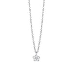 Load image into Gallery viewer, Mabina Girocollo con fiore in diamanti lab-grown 553887