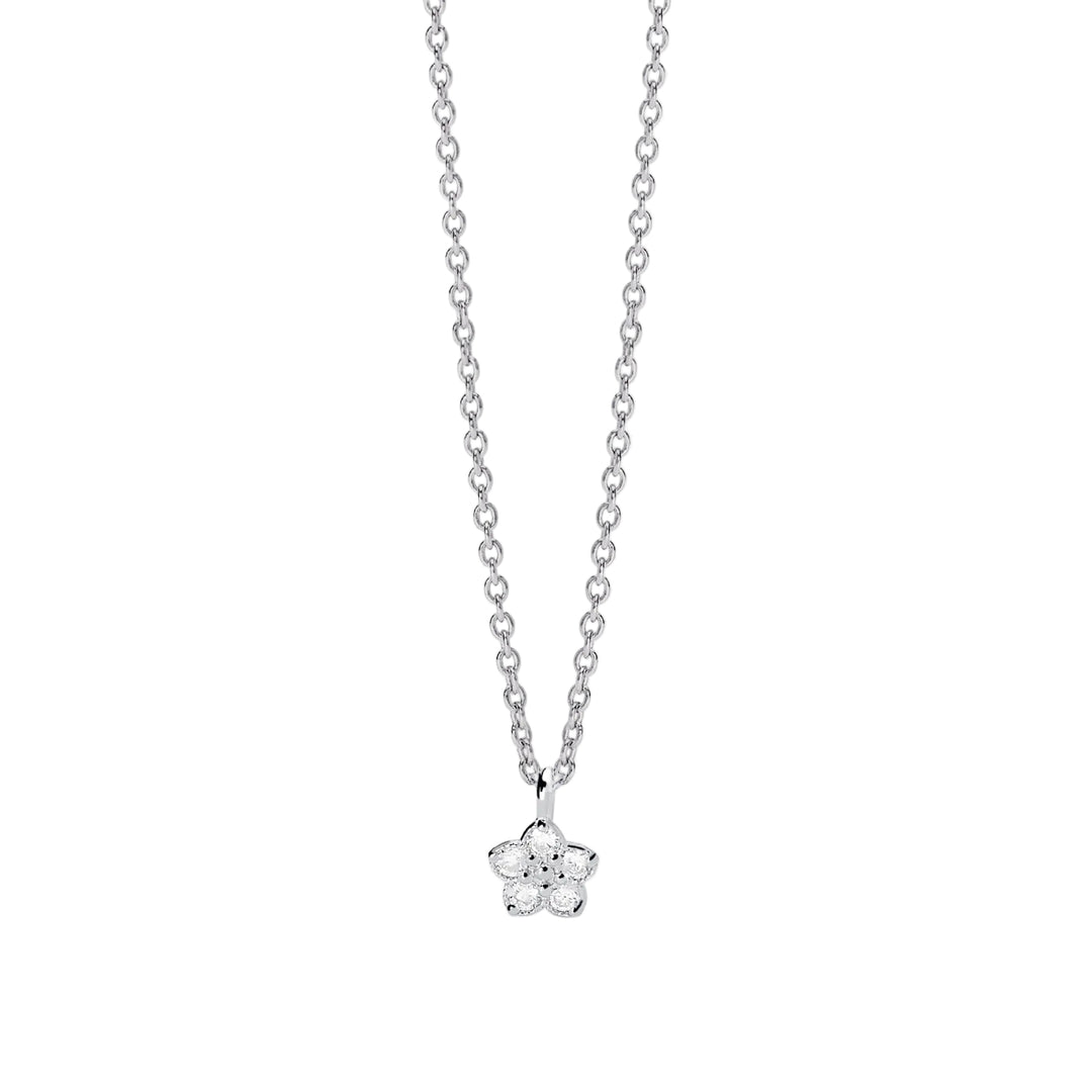 Mabina Girocollo con fiore in diamanti lab-grown 553887