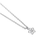 Load image into Gallery viewer, Mabina Girocollo con fiore in diamanti lab-grown 553887