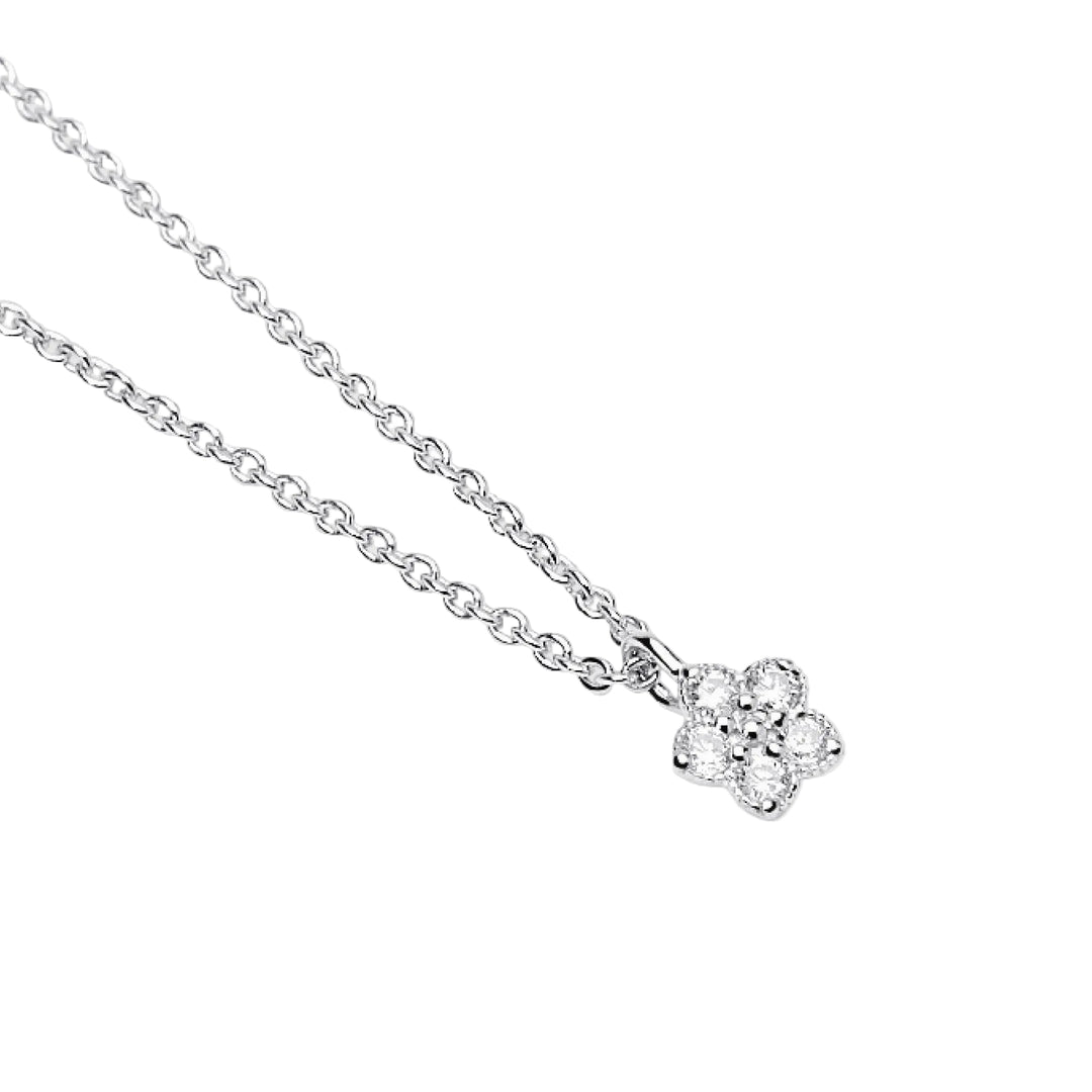 Mabina Girocollo con fiore in diamanti lab-grown 553887