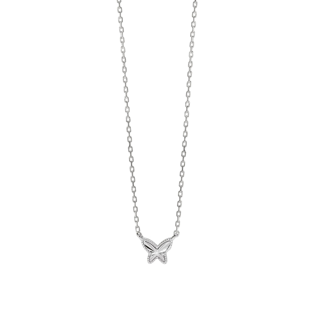 Mabina Girocollo in argento con catena forzatina e farfalla 553903