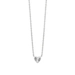 Load image into Gallery viewer, Mabina Girocollo in argento con catena forzatina e cuore 553904