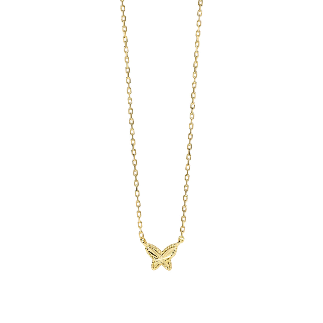 Mabina Girocollo in argento dorato con farfalla 553905