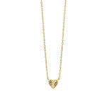 Load image into Gallery viewer, Mabina Girocollo in argento dorato con cuore 553906