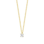 Load image into Gallery viewer, Collana con Punto Luce con Diamante Lab Grown