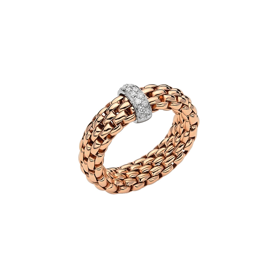 Anello Vendôme Flex'it in Oro Rosa e Diamanti