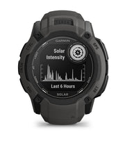 Garmin Instinct® 2X Solar 010-02805-00 - cinturino silicone nero - cassa resina nera - quadrante multifunzionale nero