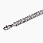 Load image into Gallery viewer, Bracciale con due catene e tennis
